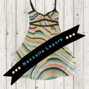 Nanette Lepore Open Back  Fit & Flare Dress Size 6